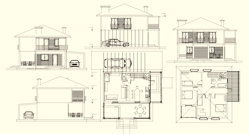 Architecture Drawing | Elevation Plan